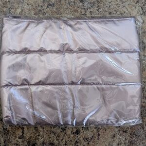 FREE WITH purchase Pink Metallic Puffer Clutch